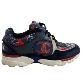 Women's Logo Runners Low Trainers Navy Size EU 37.5 / UK 4.5