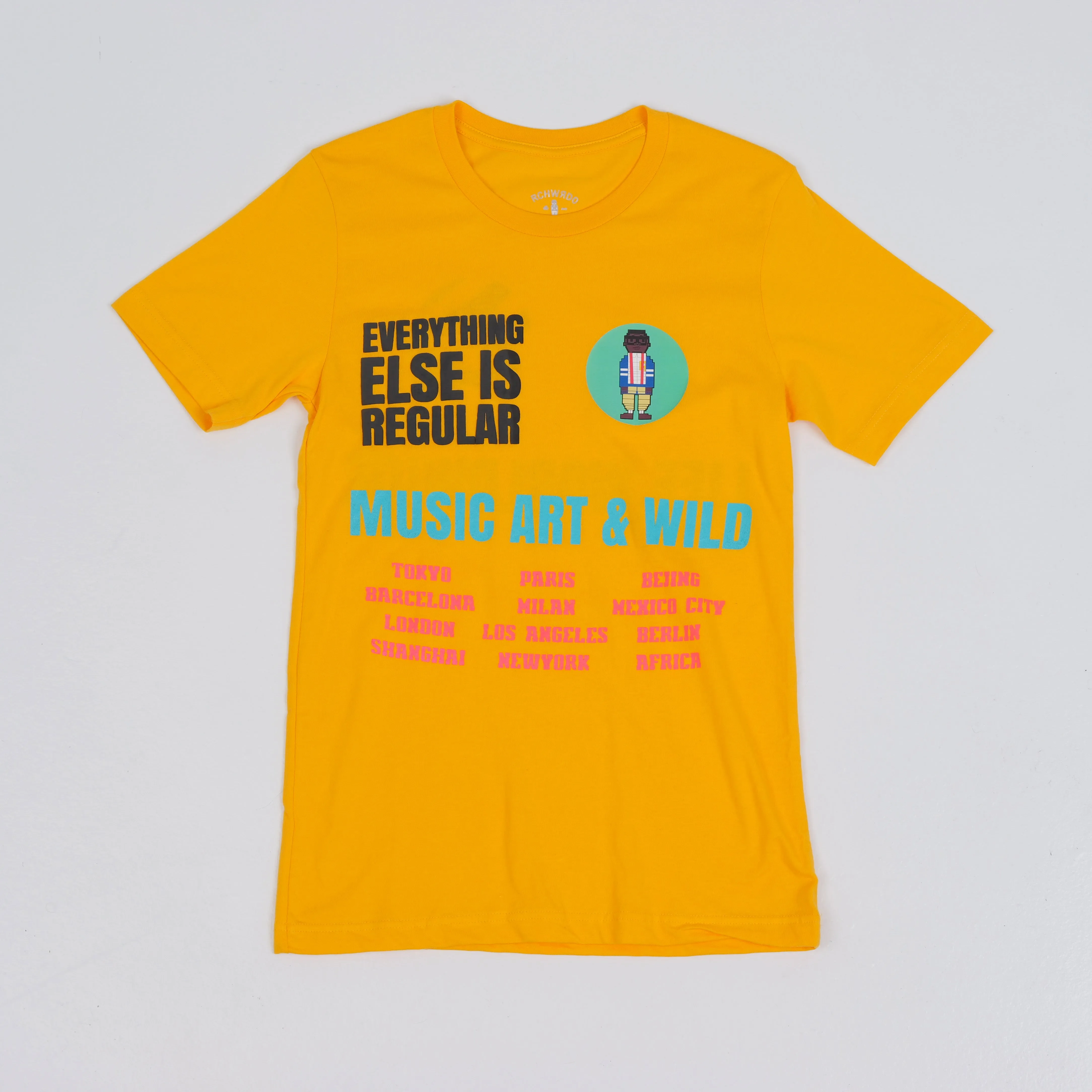 WORLD TOUR TEE YELLOW