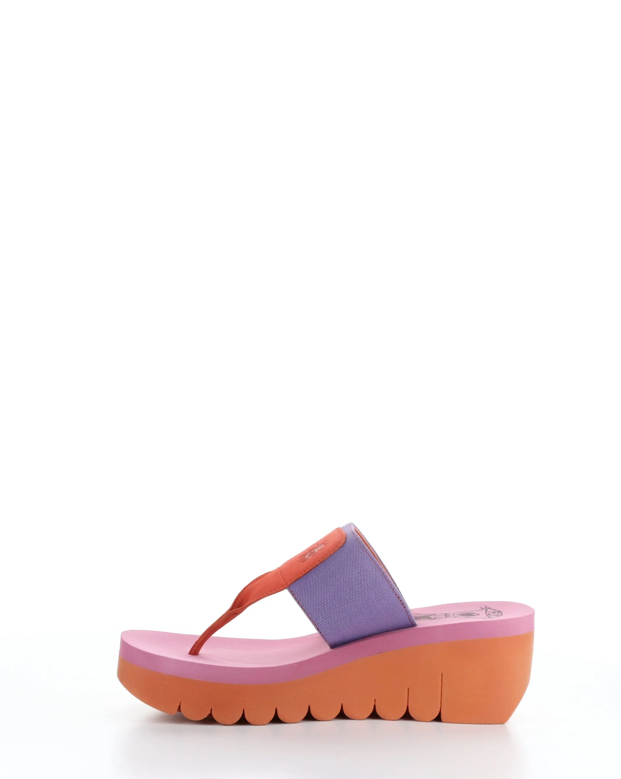 YOMU725FLY 008 RED/VIOLA Slip-on Sandals