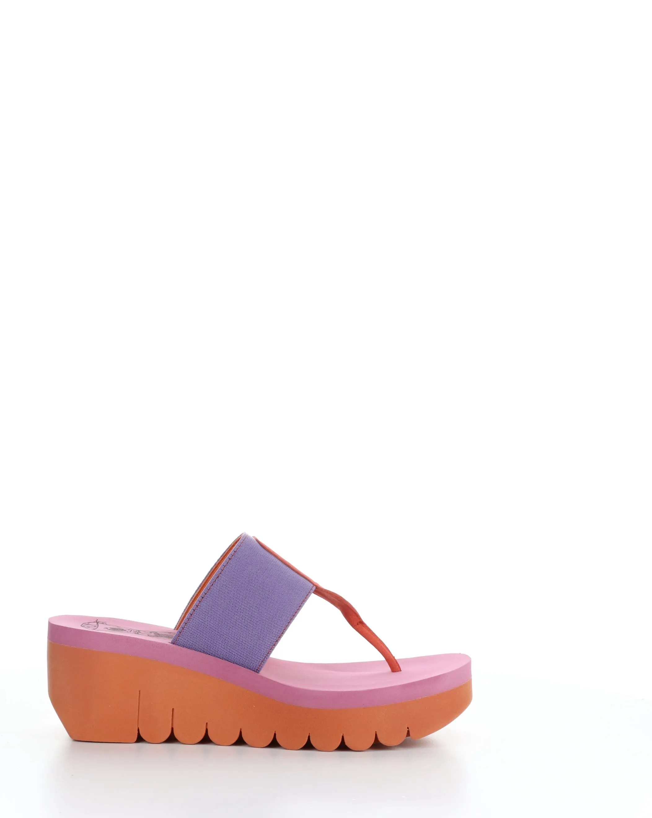 YOMU725FLY 008 RED/VIOLA Slip-on Sandals